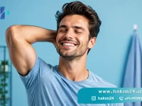 تصویر فردی با ظاهری تمیز و شاداب که نشان دهنده احساس طراوت و اعتماد به نفس پس از مراقبت صحیح از بدن است.