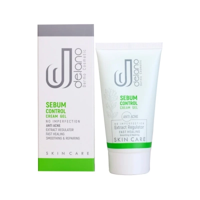 ژل کرم کنترل کننده چربی و مرطوب کننده ی دلانو پوست چرب