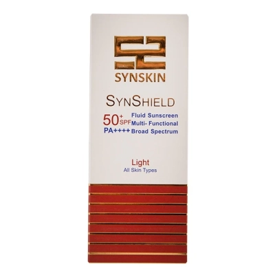 کرم ضد آفتاب رنگی فلوئید ساین شیلد +SPF50 ساین اسکین
