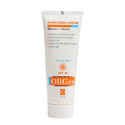 کرم ضد آفتاب بی رنگ با SPF30+ مخصوص پوست های چرب و مستعد آکنه الی ژن