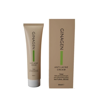 کرم ضد جوش رنگی با SPF20 ژیناژن