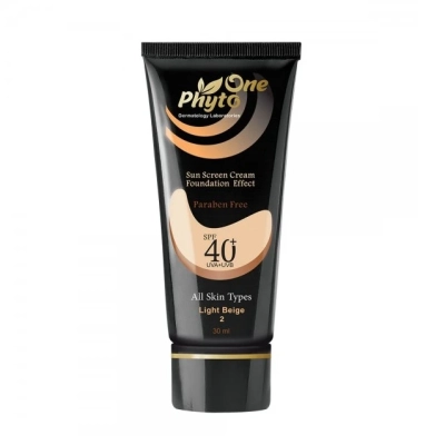 کرم ضد آفتاب رنگی با +SPF40 مناسب انواع پوست فیتو وان