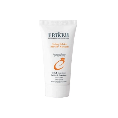 کرم ضد آفتاب بی رنگ با +SPF50 مناسب برای پوست پوست های نرمال و خشک اریکه