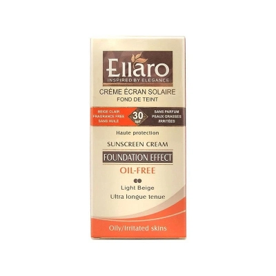 کرم ضد آفتاب رنگی با SPF30 فاقد چربی (پوشش کرم پودری) الارو