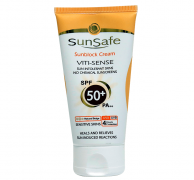 کرم ضد آفتاب رنگی با SPF50+ مناسب پوست های حساس سان سیف