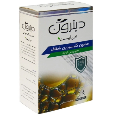 صابون گلیسیرین شفاف حاوی روغن کرچک (نرم کننده قوی) دیترون