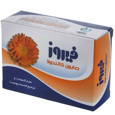 صابون کالاندولا (ضد التهاب و ترمیم کننده پوست) فیروز