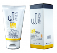 کرم ضد آفتاب رنگی مناسب پوست های چرب با SPF50+ دلانو