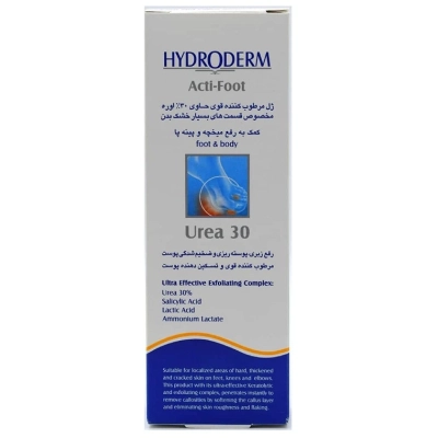 ژل مرطوب کننده قوی حاوی 30% اوره هیدرودرم