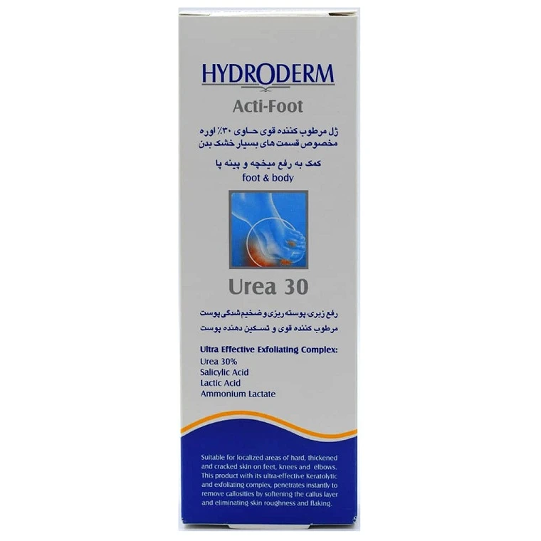 ژل مرطوب کننده قوی حاوی 30% اوره هیدرودرم