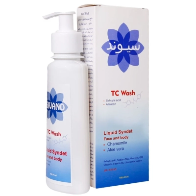 مایع شوینده صورت و بدن حاوی 1% تری کلوکاربان سیوند