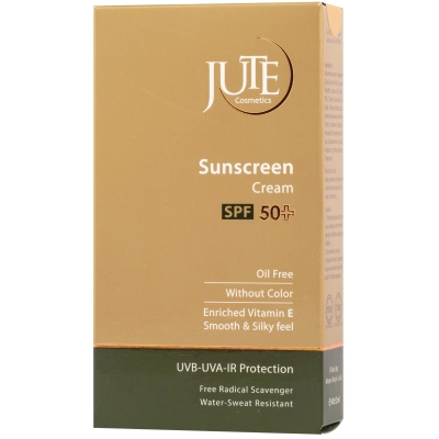 کرم ضد آفتاب بی رنگ با SPF50+ مخصوص پوست چرب ژوت
