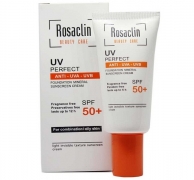 کرم ضد آفتاب بی رنگ با +SPF50 مناسب برای پوست مختلط و چرب رزاکلین