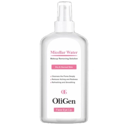 محلول پاک کننده آرایش مخصوص پوست های خشک و معمولی الی ژن