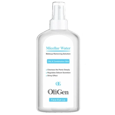 محلول پاک کننده آرایش مخصوص پوست های چرب و مختلط الی ژن