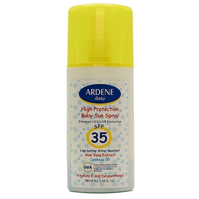 اسپری ضد آفتاب کودکان با SPF35 آردن