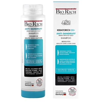شامپو مناسب موهای چرب و دارای شوره بایوریچ-کراتوریچ دی اس