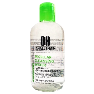 میسلار واتر مناسب پوست چرب چلنج