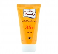 کرم ضد آفتاب بی رنگ SPF 35+ مناسب پوست معمولی تا خشک دکتر ژیلا