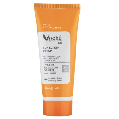 کرم ضد آفتاب SPF50+ رنگی پوست خشک و معمولی وچه