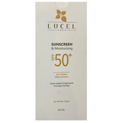 کرم ضد آفتاب بی رنگ با SPF50+ مناسب انواع پوست لوسل