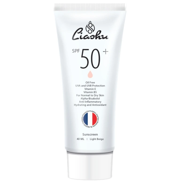 کرم ضد آفتاب SPF+50 رنگی مناسب پوست های نرمال تا خشک لیاشو