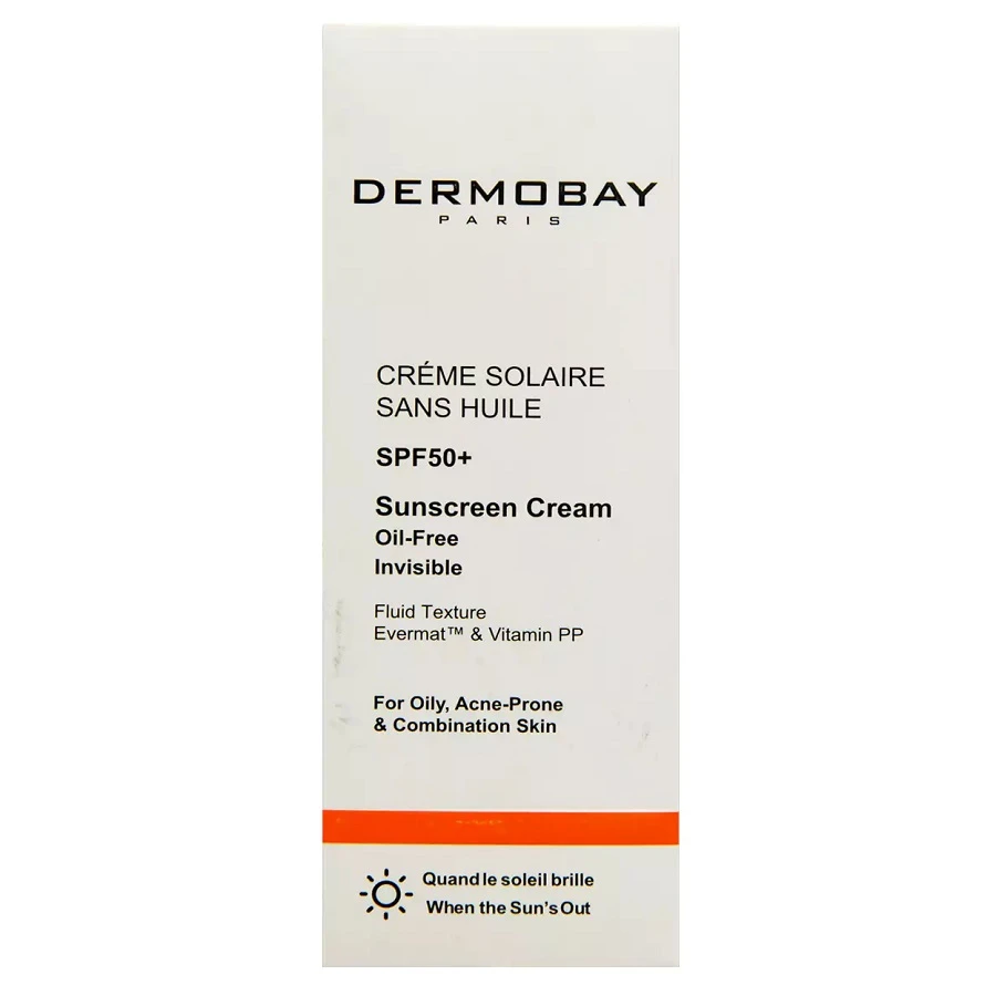 کرم ضد آفتاب فاقد چربی فلویید بی رنگ با SPF50+ درموبای