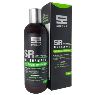 ژل شامپو مناسب چربی پوست سر SR ساین اسکین