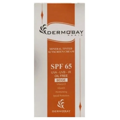 کرم ضد آفتاب بدون چربی رنگی بژ با SPF65 درموبای