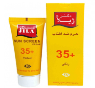 کرم ضد آفتاب رنگی SPF 35+ مناسب پوست معمولی تا خشک دکتر ژیلا