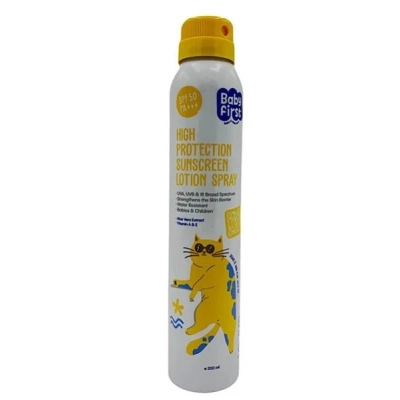اسپری لوسیون ضد آفتاب SPF50 کودکان بیبی فرست