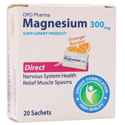 ساشه منیزیم 300میلی گرم او پی دی فارما