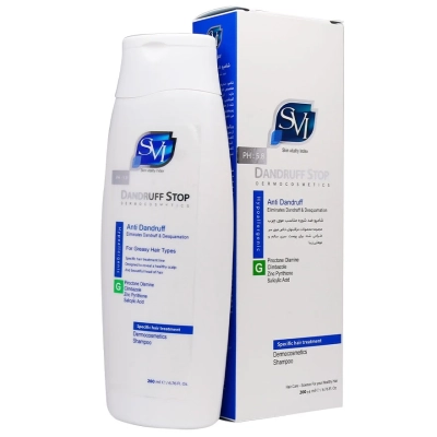 شامپو ضد شوره موهای چرب استاپ جی اس وی آی