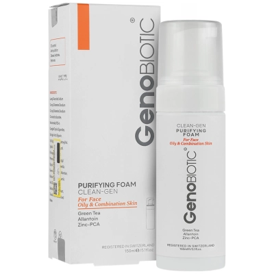 فوم شستشوی صورت مناسب برای پوست های چرب و مختلط ژنوبایوتیک