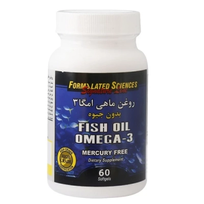 سافت ژل روغن ماهی امگا3 بدون جیوه فرمولیتد ساینسز 60عددی