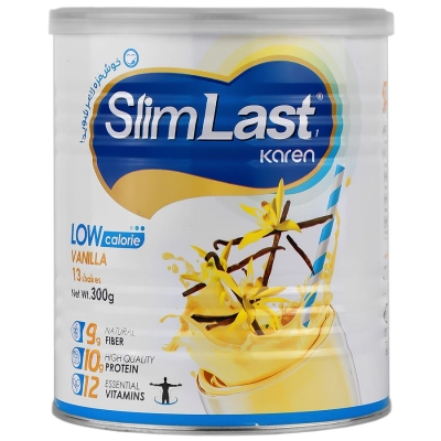 پودر اسلیم لست 1 کارن با طعم وانیل