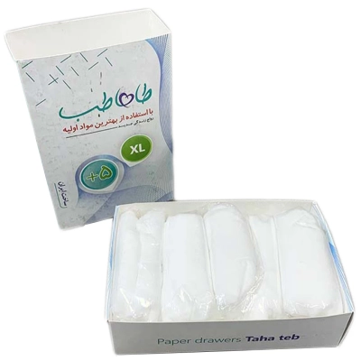 شورت یکبار مصرف طاها طب 5 عددی سایز ایکس لارج