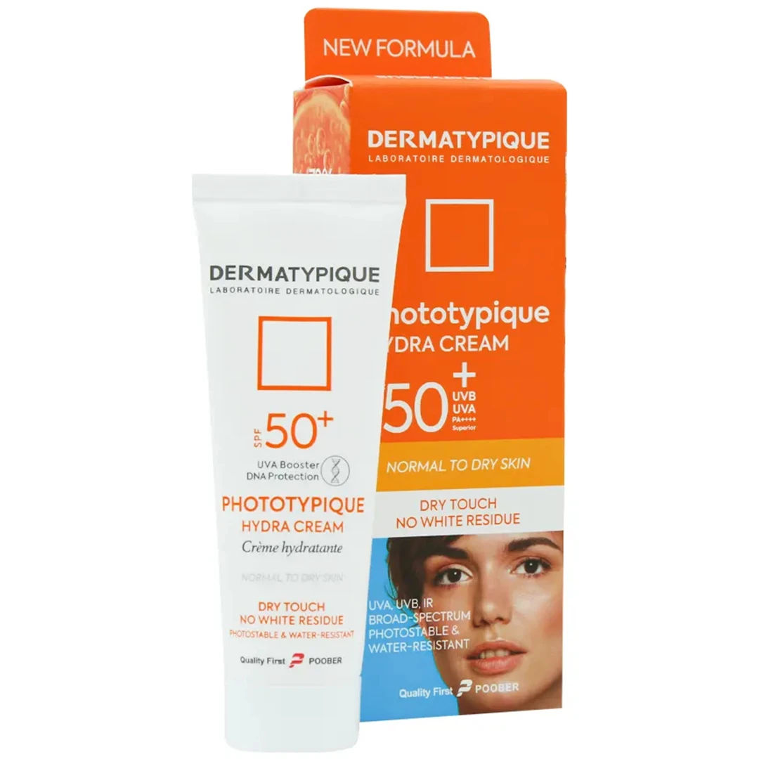 کرم ضد آفتاب بی رنگ پوست خشک SPF50 درماتیپیک