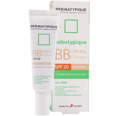 بی بی کرم SPF20 درماتیپیک مناسب پوست چرب رنگ طبیعی