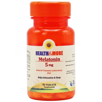 قرص ملاتونین 5 میلی‌گرم هلث اند مور