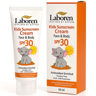 کرم ضد آفتاب کودک SPF30 لابورن