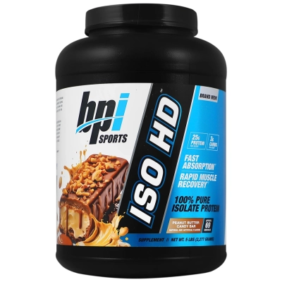 پودر وی ایزو اچ دی بی پی آی اسپورت 2277 گرم با طعم آبنبات کره بادام زمینی