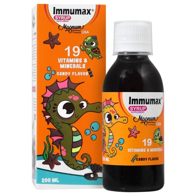 شربت ایمیومکس مگنوم ویتامینز با طعم آبنبات