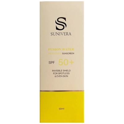 کرم ضد آفتاب ضد لک فیوژن واتر بی رنگ +SPF50 سانیورا