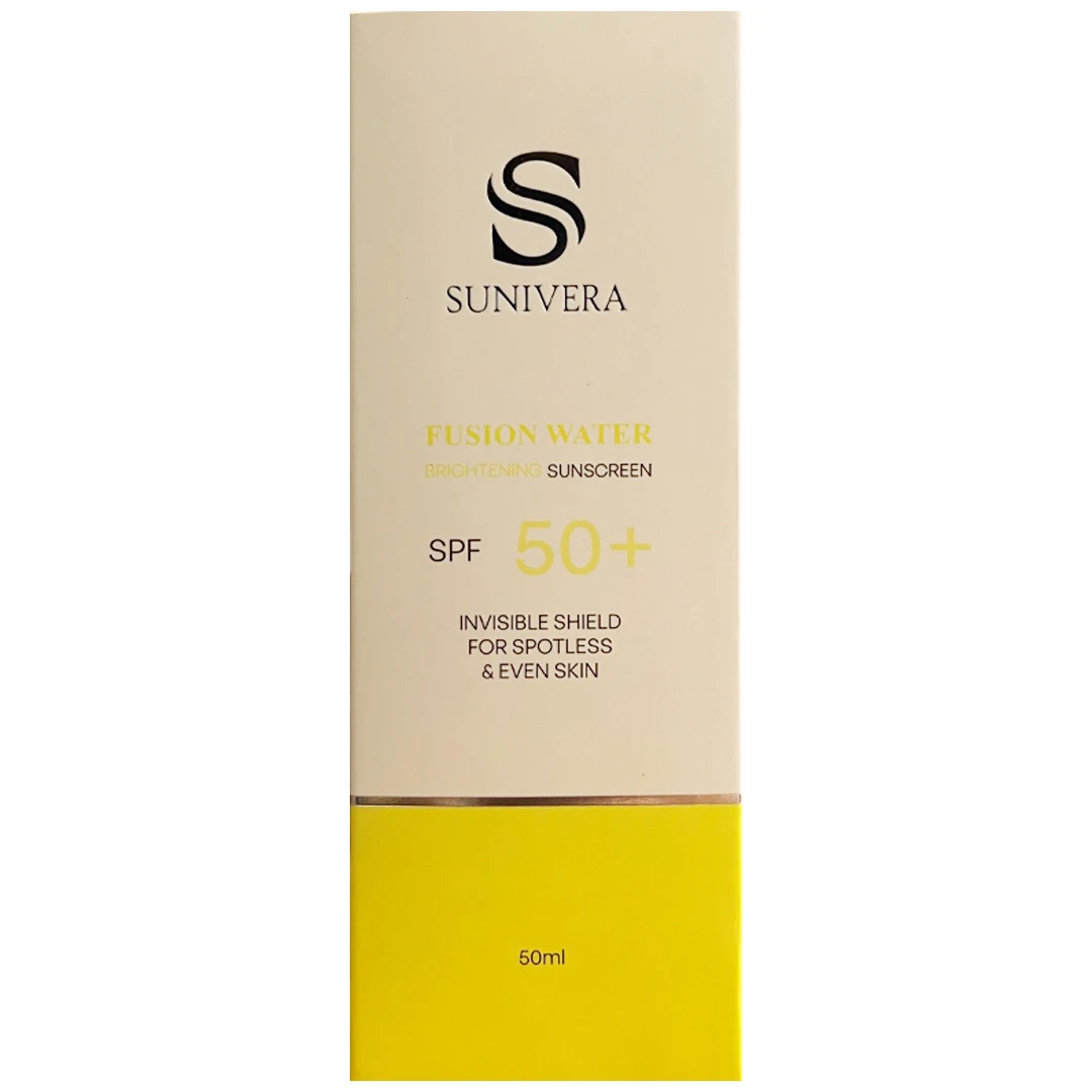 کرم ضد آفتاب ضد لک فیوژن واتر بی رنگ +SPF50 سانیورا
