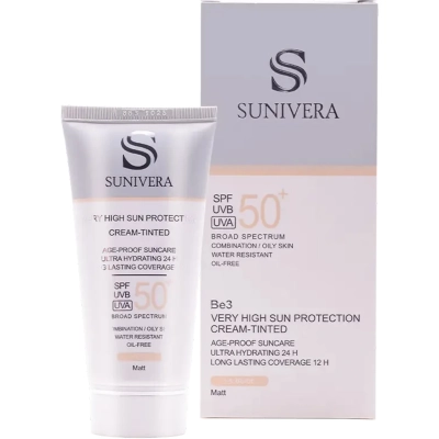 کرم ضد آفتاب پوست چرب بژ +SPF 50 سانیورا