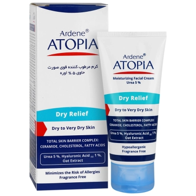 کرم مرطوب کننده قوی صورت حاوی 5 درصد اوره درای ریلایف اتوپیا آردن