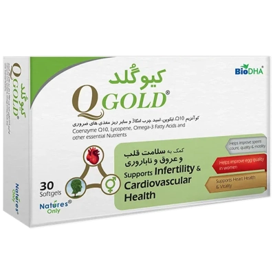 کپسول ژلاتینی کیو گلد نیچرز اونلی 30 عددی
