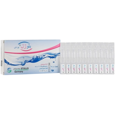 قطره اشک مصنوعی بلوژل یودی 0.3 درصد فارما اشتولن 20 عددی