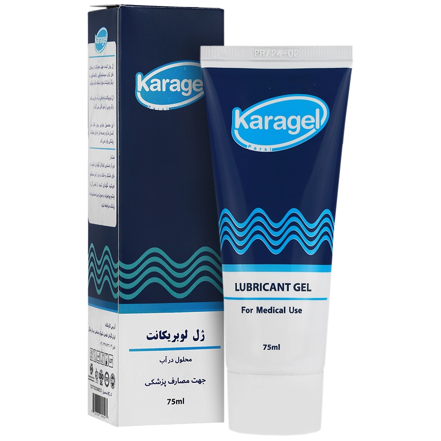 ژل لوبریکانت مصارف پزشکی کاراژل 75 میلی لیتر